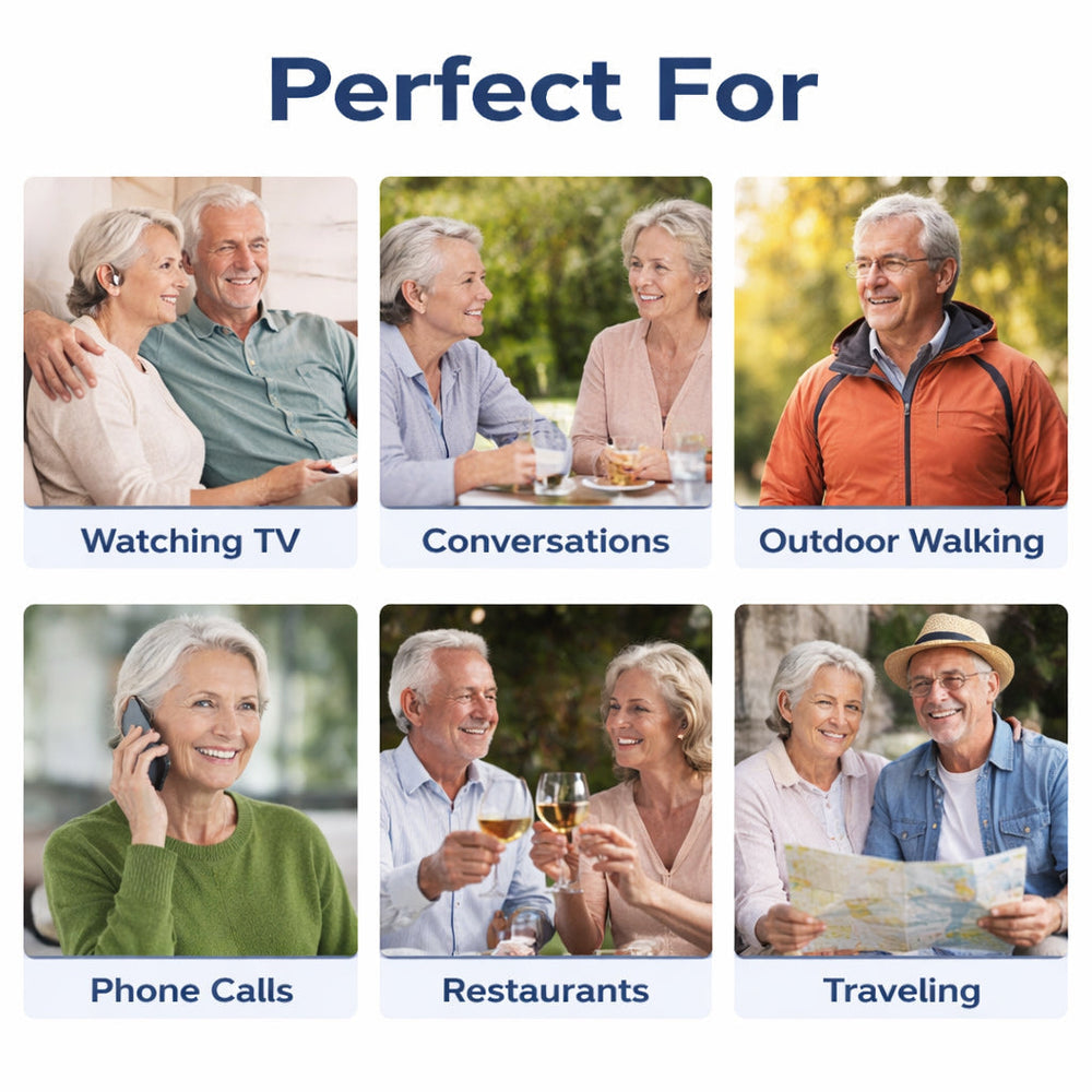 Everyday situations for Pryxo hearing support